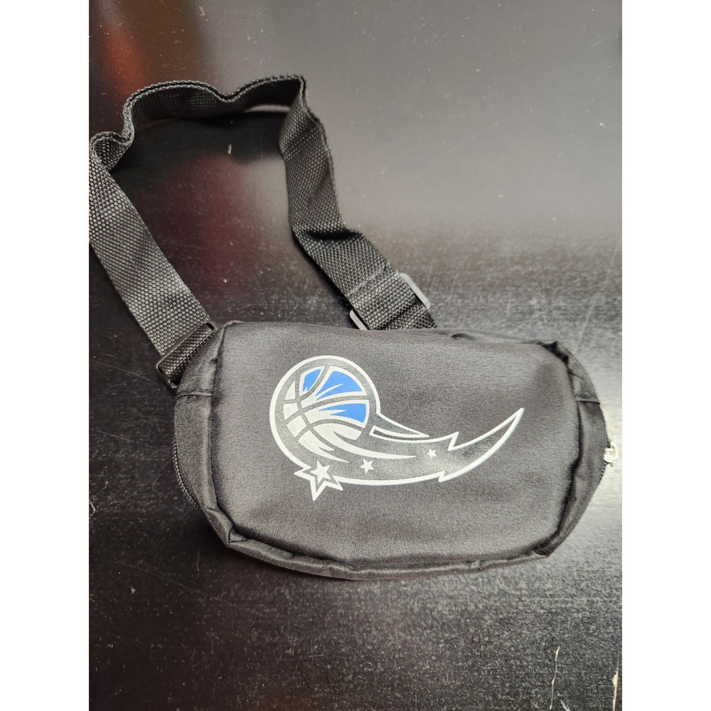 NBA Orlando Magic Waist Bag Black Logo Adjustable Strap Fanny Pack